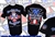Biker Cross V2 Red White and Blue Mens T Shirt Black Rock n Roll GangStar Rock n Roll Heavy Metal Biker Clothing Apparel Accessories Music Lifestyle