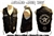 Mens Custom Leather Biker Vest Rock and Roll Heavy Metal clothing accessories