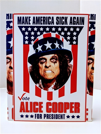 ALICE COOPER Make America Sick Again 8x10 canvas print wall art Rock n Roll collectible