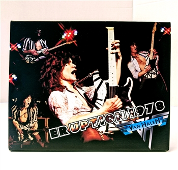 VAN HALEN Eddie Van Halen Eruption 1978 canvas print wall art Rock n Roll collectible