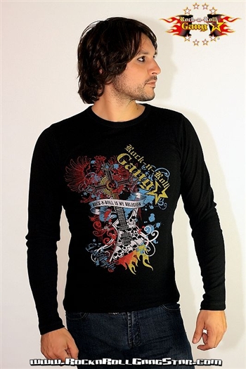 Guitar Cross Mens Thermal