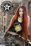 Sun Moon & Stars Fringe Macrame Raw Edge Tank Top Rock n Roll Heavy Metal t shirt