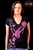 Shooting Stars Girls V Neck Jr. T-shirt