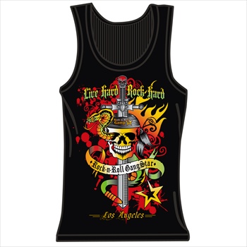 Snake Skull Boy Beater Tank Top