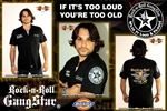 Rebel Emblem If It's Too Loud You're Too Old Dickies Work Shirt Heavy Metal Rock and Roll Clothing