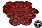 Wear It Loud & Proud embroidered iron on patches red logo Rock n Roll Heavy Metal accessories Rock n Roll GangStar