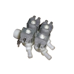 4-Way, 12V Water Valve 180 deg . Electrovalve 389A