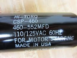 70435701 Capacitor Mtr 400-480Mfd Start