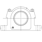 F745013 Kit Bearing Rr Blck Pllw Uf250