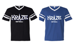 Kraze 2 Color Front Striped Sleeve T-Shirt