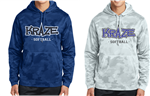 Kraze 2 Color Front Sport Tek Hex Hoodie