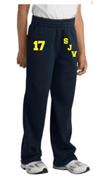 SJV Basketball Open Bottom Sweatpants