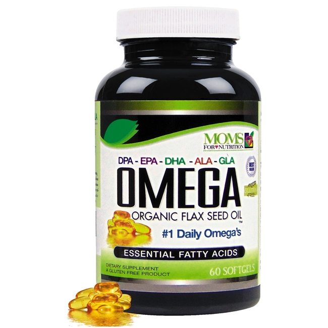 Omega 3-6-9 Blend with EPA, DHA, DPA, ALA and GLA and Organic Flax Seed Oil