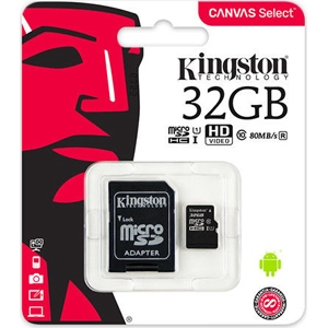 Kingston 32GB micro SDHC with Adapter Class 10 UHS-I (SDCS/32GB)
