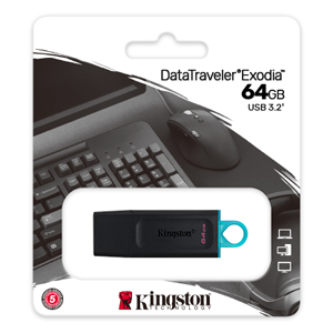 Kingston DataTraveler Exodia USB 3.2  Flash Drive 64GB