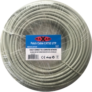 MAXAM 20M Network CAT5e Moulded Patch Lead