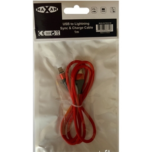 MAXAM Lightning Sync & Charge Cable 1M