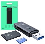Prevo CR311 USB 3.0 Card Reader High-speed Supports SD/Micro SD/TF/SDHC/SDXC/MMC