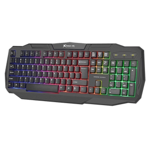 XTRIKE USB Luminous Multicolour Gaming Keyboard