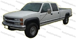 1988-1998 Chevrolet C/K Pickup Fender Flares - Factory Style