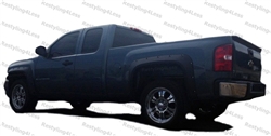 2007-2013 Chevrolet Silverado 1500, 2007-2014 Chevrolet Silverado 2500HD, 3500HD 78.7/97.6 Regular/Long Bed Fender Flares - Pocket Style