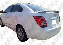 2012-2013 Chevrolet Sonic 4dr Factory Style Spoiler