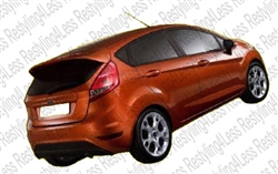 2011-2013 Ford Fiesta 5dr Factory Style Spoiler with LED Light