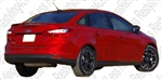 2012-2014 Ford Focus 4dr Facoty Style Spoiler with 2 post