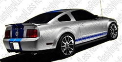 2005-2009 Ford Mustang Cobra Factory Style Spoiler (fits coupe & convertible).