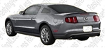 2010-2014 Ford Mustang Lip Factory Style Spoiler (Fits coupr & convertible)