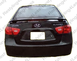 2007-2010 Hyundai Elantra Factory Style Spoiler with LED 3rd Brake Light Spoiler