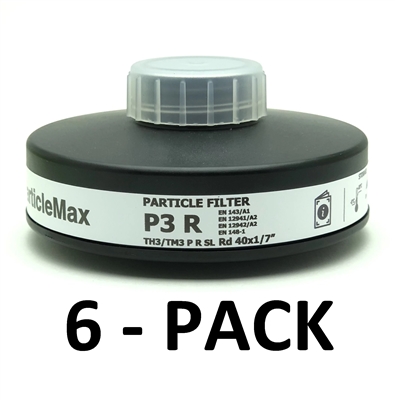 MIRA Safety ParticleMax P3 Virus Filter - 6 Pack, protects from coronavirus