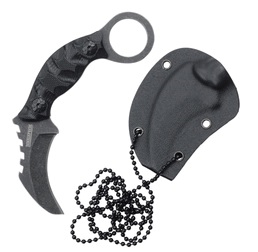 Karambit Tactical Stone Neck Knife, G10 Handle