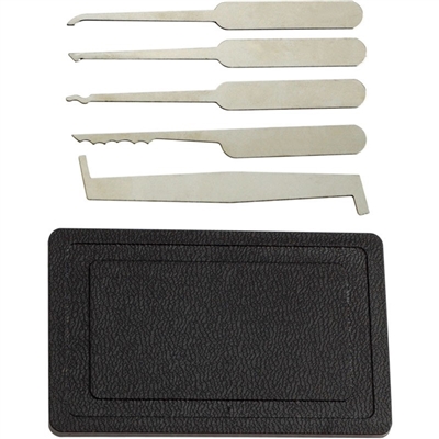 5 Piece Lockpick Set with Case