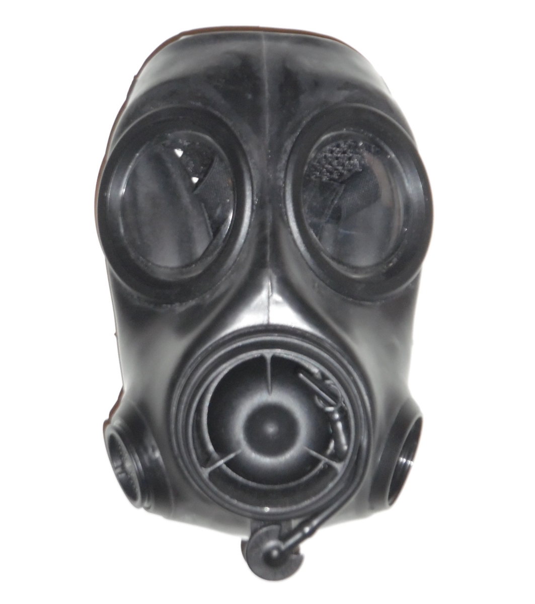 Avon FM12 Gas Mask Respirator, 40mm NATO threaded filters...