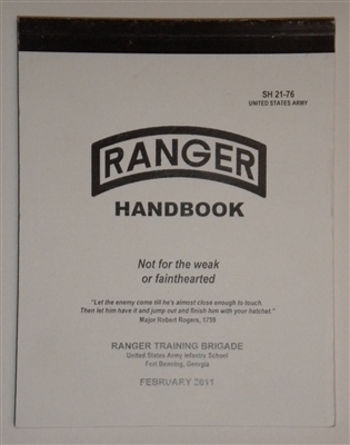 U.S. ARMY RANGER HANDBOOK 2011 SH-21-76