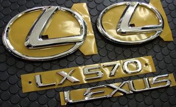Lexus LX 570 Emblem Set