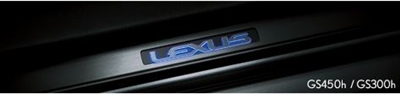 Lexus GS LED Blue Illuminated Scuff