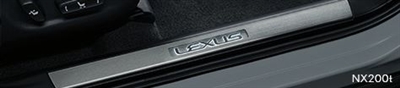 Lexus NX White LED Illuminated Scuff Plate KIT