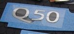 Q50 Rear Emblem