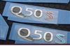 Q50S Rear Emblem