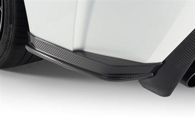 TRD RC F Rear Bumper Side Carbon Spoiler