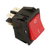 CUNILL   MAINS   2 POLE ONE WAY ON/OFF SWITCH   RED LENS