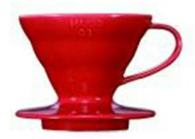 HARIO COFFEE DRIPPER V60 01 CERAMIC RED