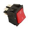 CUNILL   MAINS   2 POLE ONE WAY ON/OFF SWITCH   RED LENS