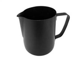 FOAMING JUG   1 LITRE TEFLON FOAMING JUG   BLACK