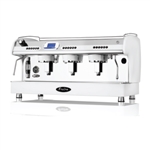 Fracino Stainless Steel 2 Grp fully automatic PID coffee machine.