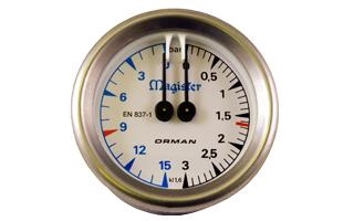 MAGISTER Duel pressure gauge