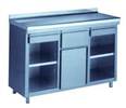 STAINLESS STEEL 1.5M CABINET HEIGHT 1050MM DEPTH 600MM