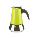 PEZZETTI STEELEXPRESS MOKA POT - 2 CUP GREEN